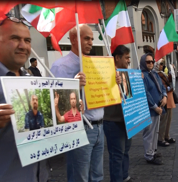 تظاهرات در دانمارک در محکومیت اعدام ها در ایران