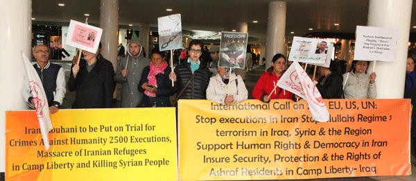 تظاهرات در سویٔد برای محکوم کردن موج اعدام ها و نقض حقوق بشر در ایران