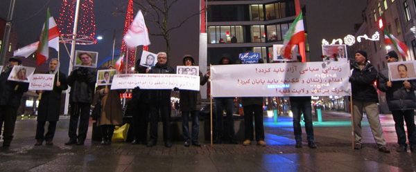 تظاهرات علیه نقض حقوق بشر و اعدامها در ایران - یوتوبوری