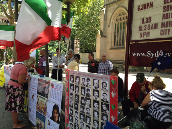 تظاهرات در استرالیا - فراخوان برای آزادی زندانیان سیاسی