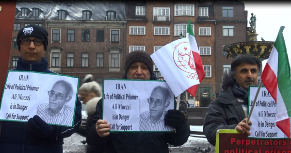 تظاهرات برای آزادی زندانیان سیاسی در دانمارک - کپنهاگ