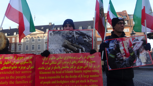 تظاهرات حامیان مقاومت در کپنهاگ - دانمارک