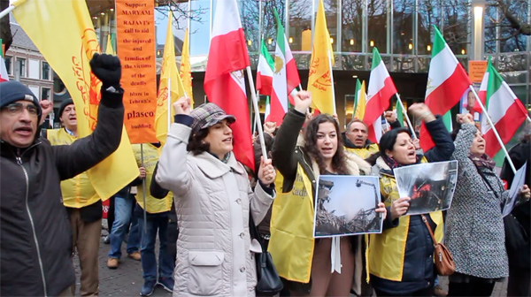 تظاهرات در هلند- لاهه:‌ محکومیت موج اعدام ها و نقض فاحش حقوق بشر در ایران