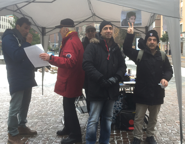 همبستگی با زندانیان سیاسی در ایران - سوئد - برس