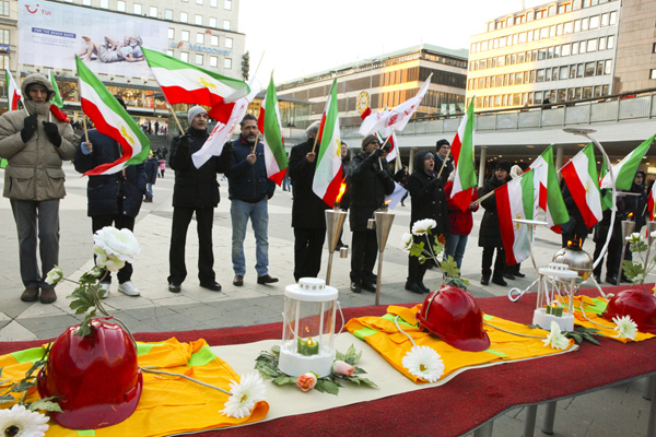 سوئد - استکهلم - تظاهرات در محکومیت جنایات رژیم آخوندی 