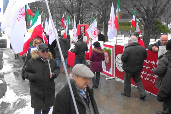 محکومیت موج اعدامها و نقض وحشتناک حقوق بشر در ایران - تظاهرات در تورنتو - کانادا