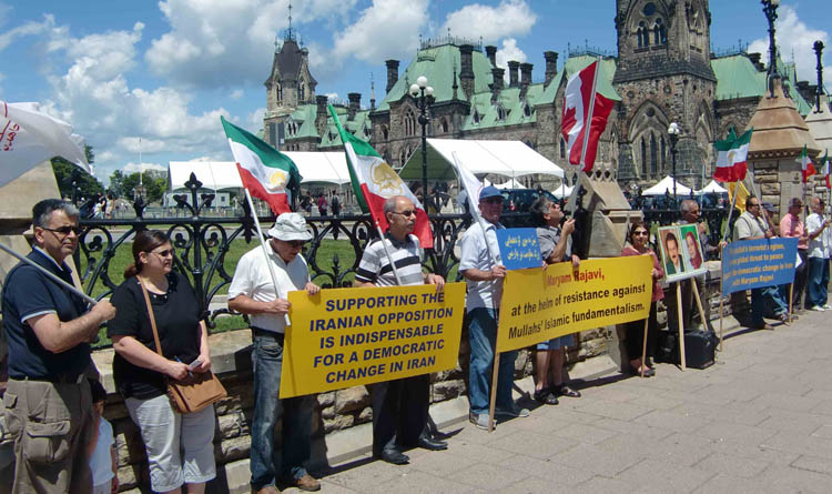 تظاهرات در کانادا - اتاوا - محکومیت موج فزاینده اعدامها در ایران تحت حاکمیت آخوندی