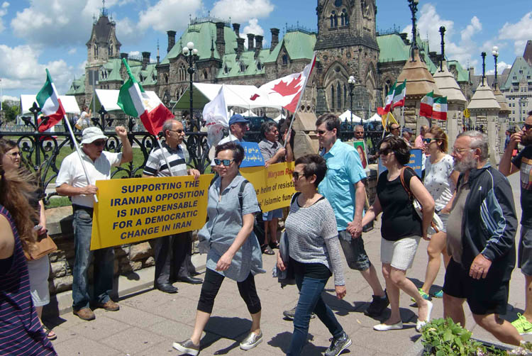 تظاهرات در کانادا - اتاوا - محکومیت موج فزاینده اعدامها در ایران تحت حاکمیت آخوندی