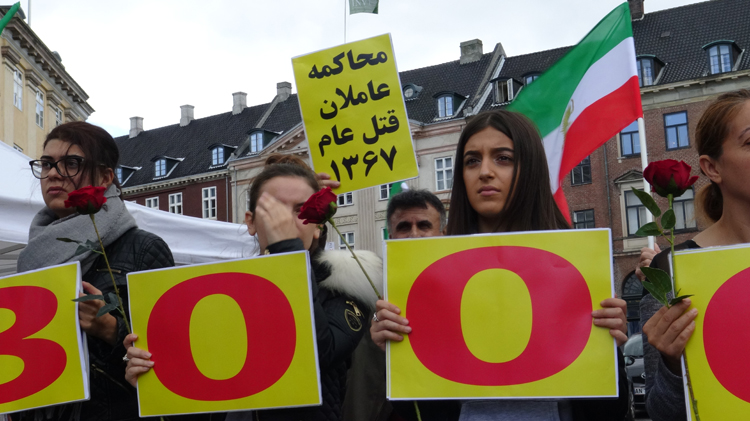 همبستگی با کارزار بین المللی دادخواهی قتل عام شهیدان ۶۷ در دانمارک - محکومیت موج اعدامها در ایران