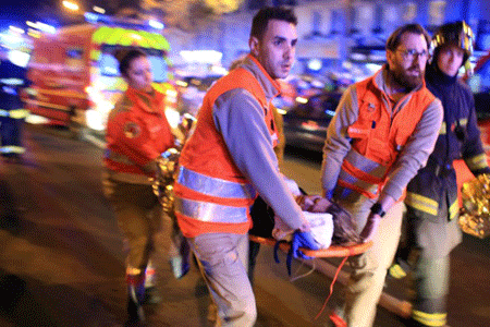 حملات تروریستی و انتحاری در فرانسه پاریس 