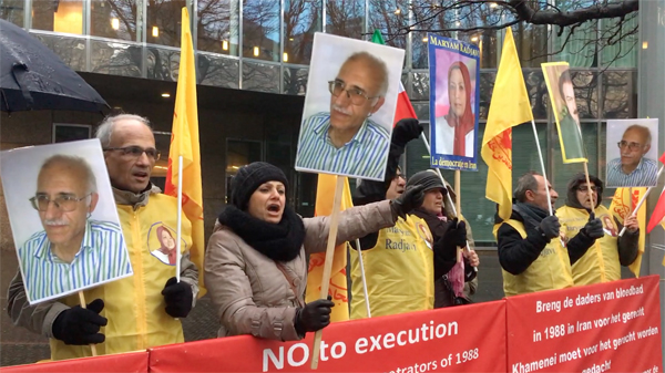 تظاهرات برای آزادی زندانیان سیاسی در ایران - هلند - لاهه