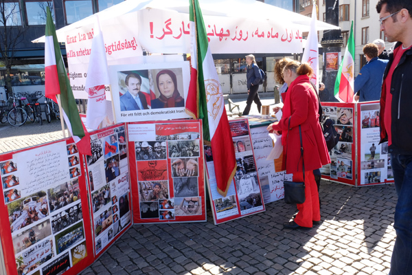 همبستگی با کارگران ایران  گرامیداشت روز جهانی کارگر توسط حامیان مقاومت در سراسر جهان 