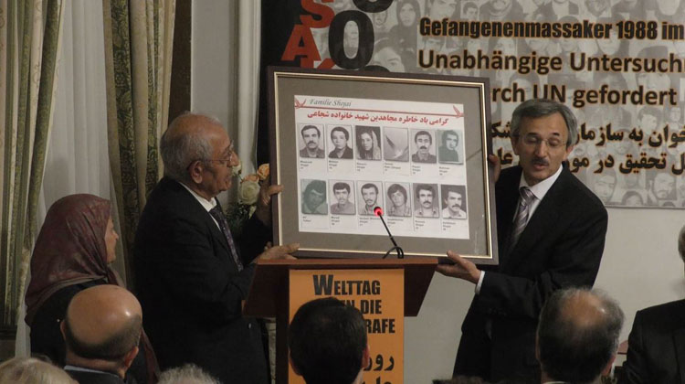 کنفرانس به مناسبت روز جهانی علیه اعدام در دفتر نمایندگی شورای ملی مقاومت در برلین 