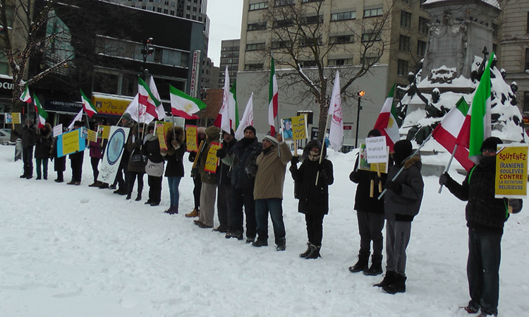 همبستگی با قیام مردم ایران در شهرهای کانادا