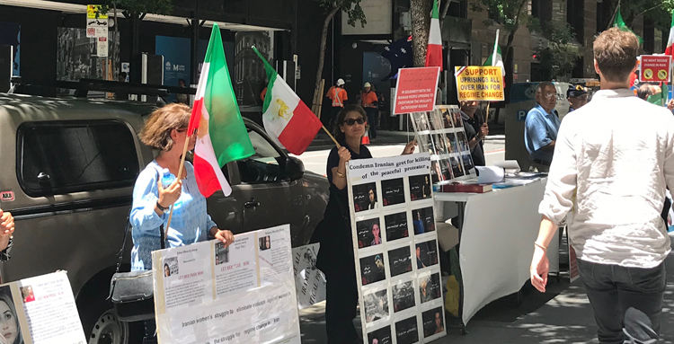 کارزار جهانی ایرانیان آزاده در همبستگی با قیام سراسری مردم ایران، استرالیا، اتریش،