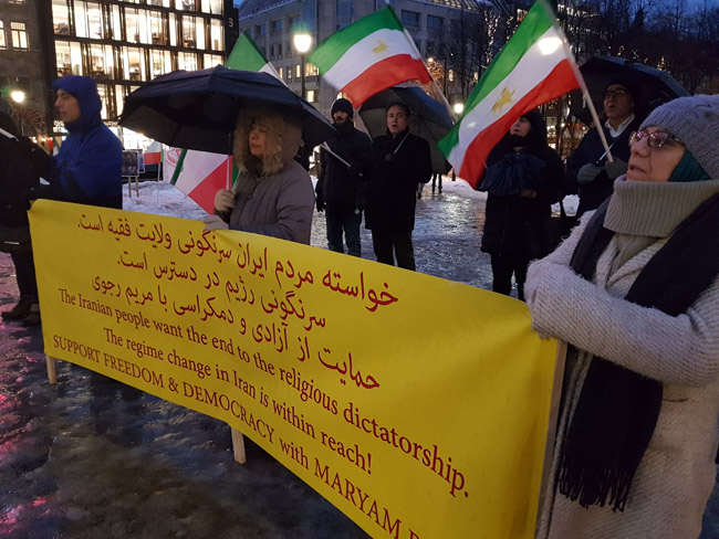 تظاهرات جمعی از ایرانیان آزاده در اسلو، یوتوبری و سیدنی در حمایت از قیام سراسری مردم ایران