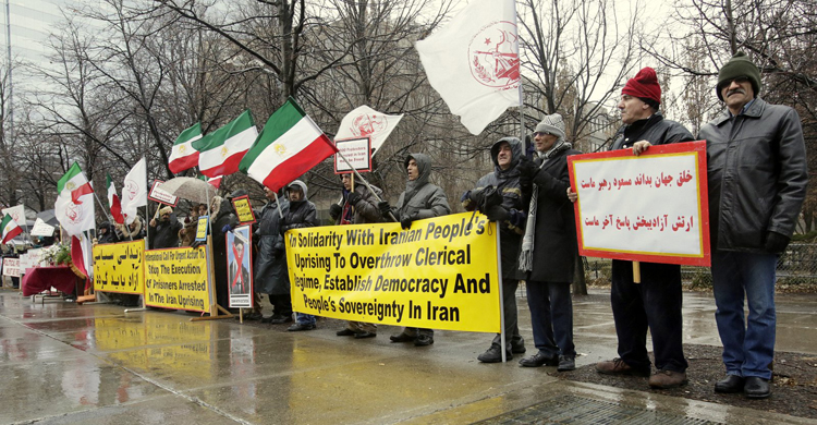 همبستگی ایرانیان آزاده در کشورهای مختلف با قیام سراسری مردم ایران