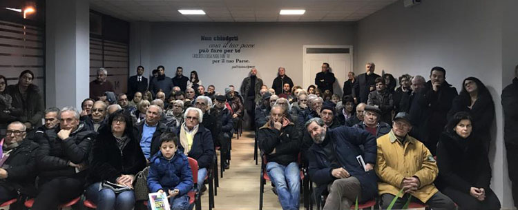 شرکت آقای رضا اولیا در جلسه حزب دمکرات شهر فیانو رومانو در ایتالیا