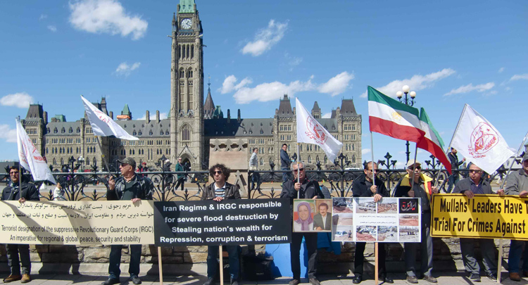 همبستگی ایرانیان آزاده در کانادا(اتاوا وتورنتو) با هموطنان سیلزده در سراسر میهن