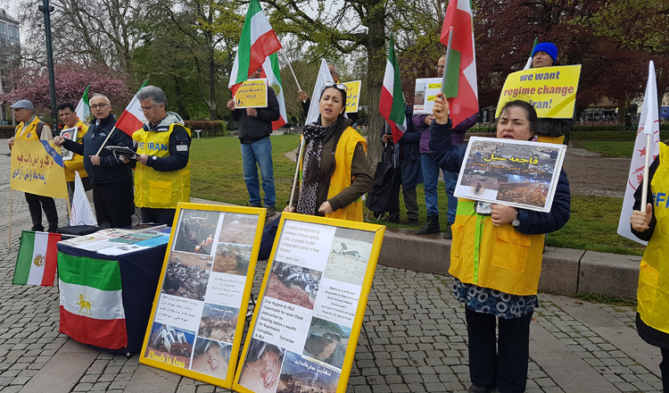 مالمو- سوئد- همبستگی ایرانیان آزاده با هموطنان سیل زده
