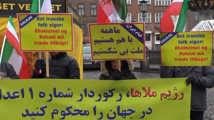 همبستگی با اعتراضات مردم بپاخاسته میهن - کپنهاگ