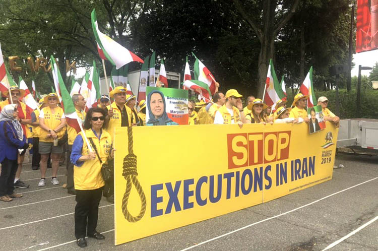 تظاهرات ایرانیان در واشنگتن - حمایت از مقاومت ایران و قیام مردم