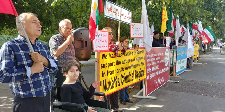 تظاهرات ایرانیان در کانادا - محکومیت رژیم آخوندی، حمایت ازمقاومت و قیام مردم بپاخاسته