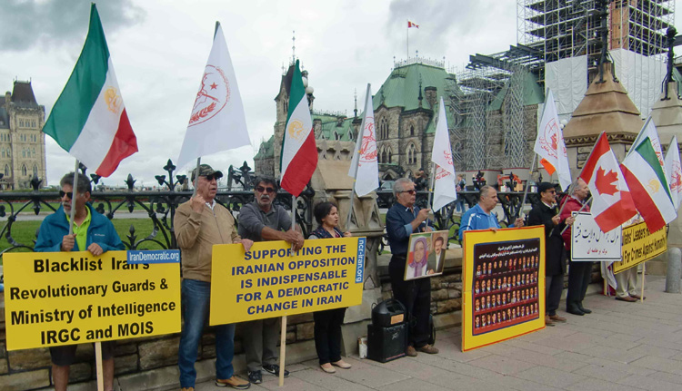 تظاهرات ایرانیان در کانادا - محکومیت رژیم آخوندی، حمایت ازمقاومت و قیام مردم بپاخاسته
