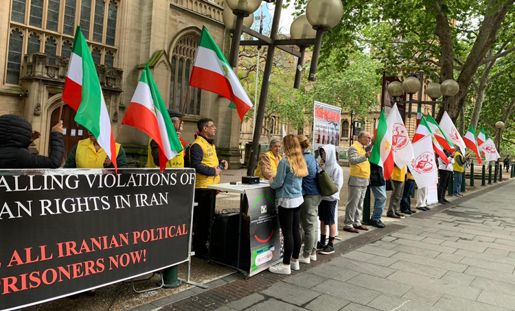 تظاهرات در استرالیا - محکومیت موج فزاینده اعدام‌ها و شکنجه و سرکوب در ایران 