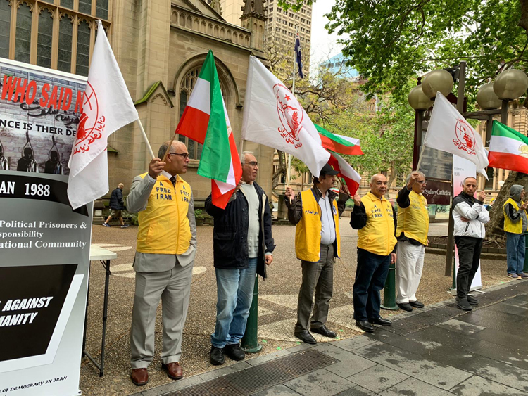 تظاهرات در استرالیا - محکومیت موج فزاینده اعدام‌ها و شکنجه و سرکوب در ایران 