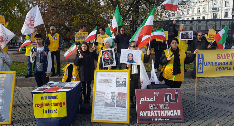 محکومیت اعدام‌ها و نقض حقوق بشر در ایران - سوئد - مالمو