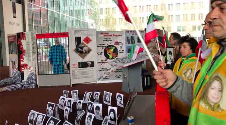 دومین روز کارزار جنبش دادخواهی قتل‌عام شهیدان ۶۷ در لاهه