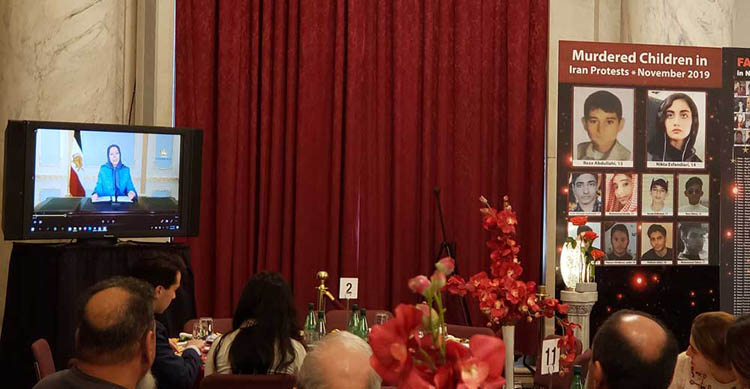 پیام خانم مریم رجوی  به کنفرانس قیام مردم ایران برای آزادی در سنای آمریکا