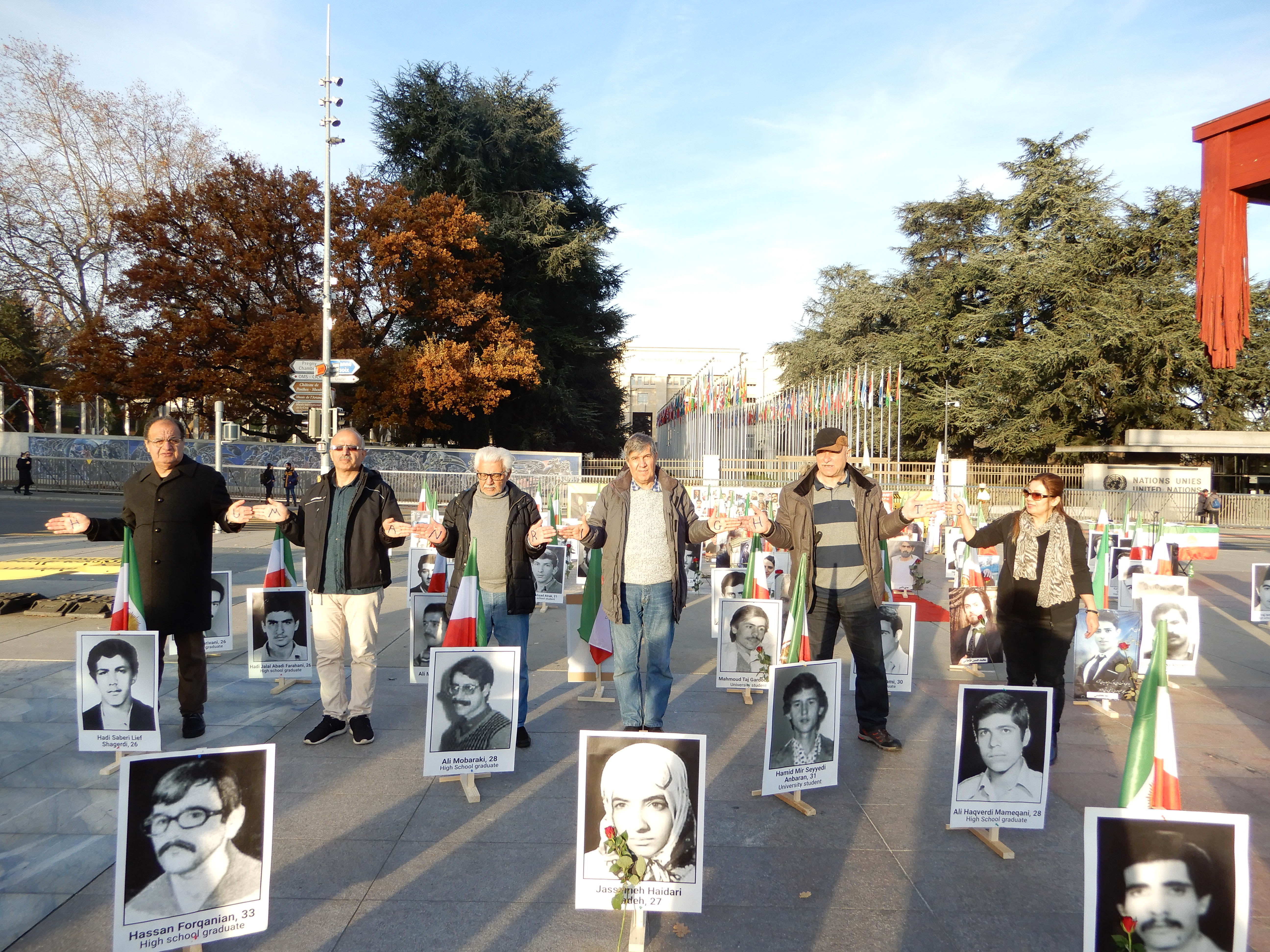 همبستگی و حمایت ایرانیان آزاده در ژنو با قیام سراسری مردم ایران