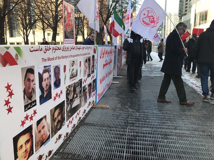 کانادا - تورنتو- تظاهرات در حمایت از قیام مردم ایران