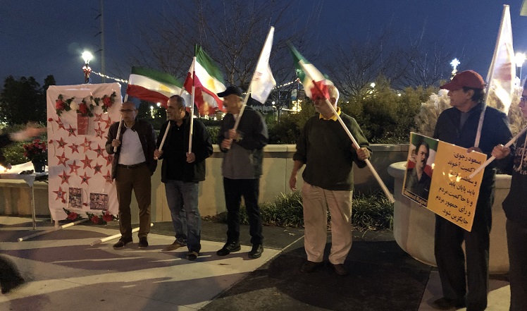 گرامیداشت شهیدان قیام ایران در لندن و سوئیس