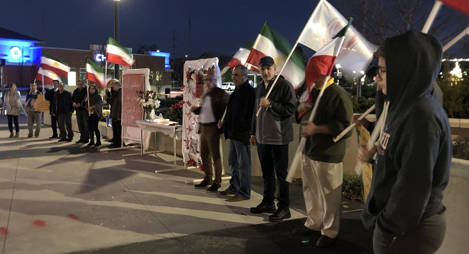 گرامیداشت شهیدان قیام ایران در لندن و سوئیس