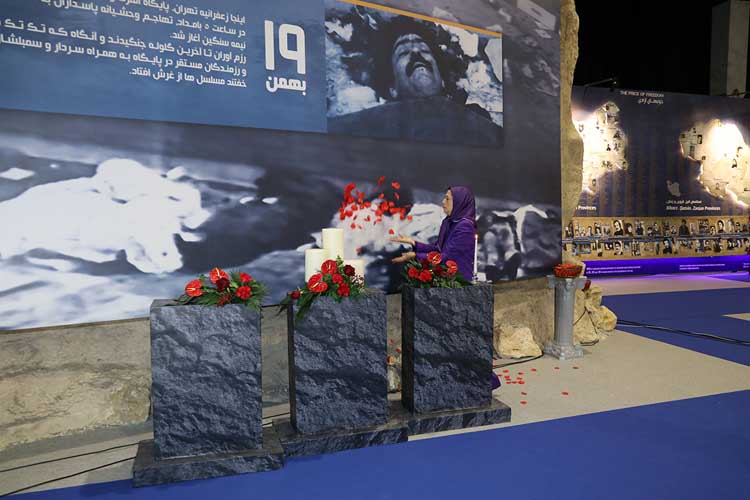 سخنرانی خانم مریم رجوی در گرامیداشت شهیدان ۱۹بهمن۶۰ در اشرف۳