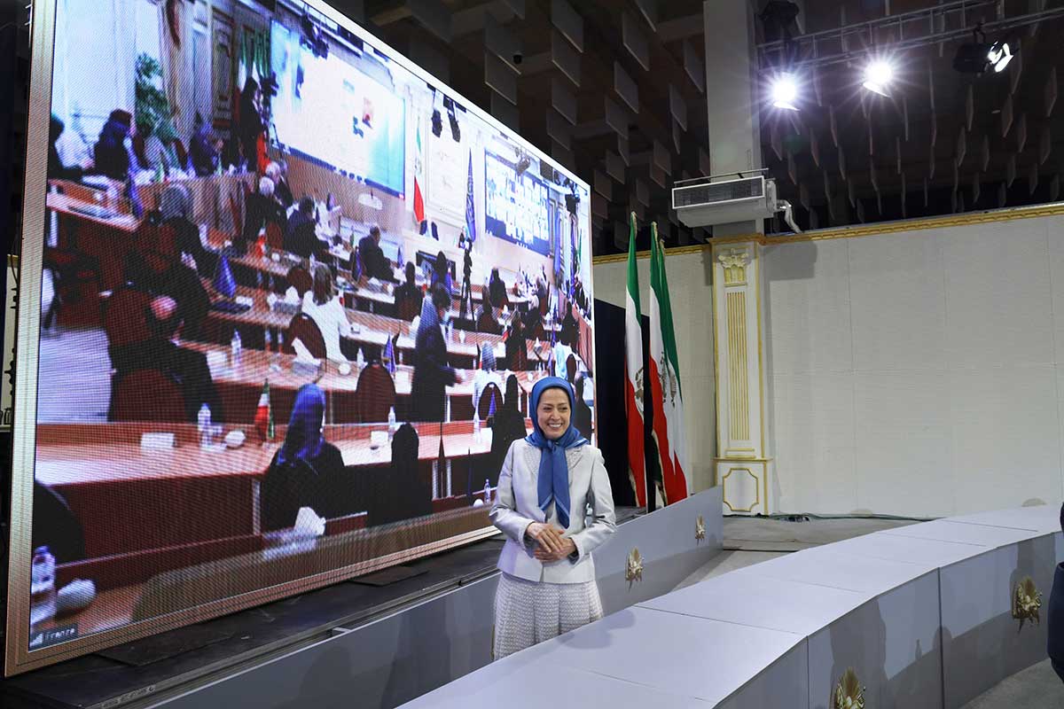 سخنرانی خانم مریم رجوی در اجلاس سه روزه شورای ملی مقاومت ایران 