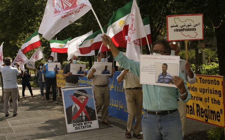 تظاهرات در کانادا- محکومیت اعدام شهید قیام مصطفی صالحی