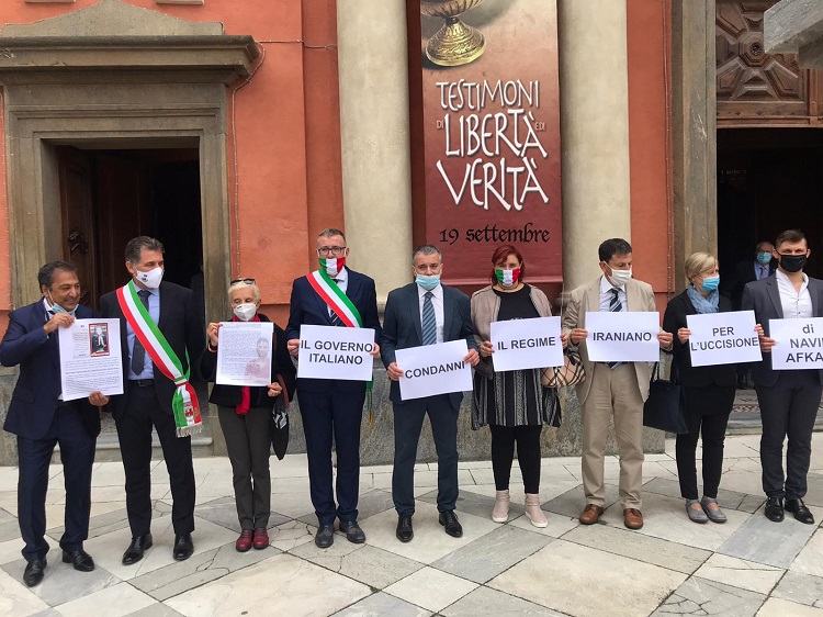 همبستگی با مقاومت ایران در شهر بووس ایتالیا