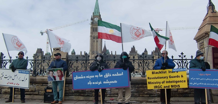 کانادا- اتاوا- همبستگی ایرانیان آزاده با قیام ایران