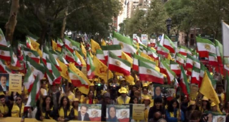 تظاهرات بزرگ ایرانیان در نیویورک همزمان با اجلاس مجمع عمومی ملل متحد - چهارشنبه اول مهر ۱۴۰۵