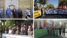 تجمع سراسری بازنشستگان مخابرات در تهران و شهرهای مختلف؛ «رسانه‌ها کجایید؟ به داد ما بیایید»