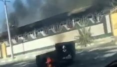 حمله مسلحانه و شلیک راکت به ستاد فرماندهی نیروهای انتظامی در شهرستان گلشن (جالق)