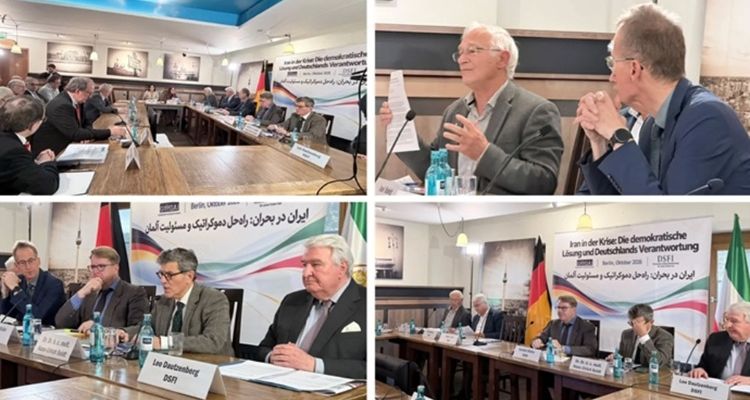 کنفرانس در برلین – بحران در ایران و راه‌حل دموکراتیک
