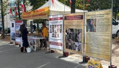 برگزاری میزکتاب و آکسیون های افشاگرانه هواداران مقاومت ایران در پاریس، برلین و کپنهاگ