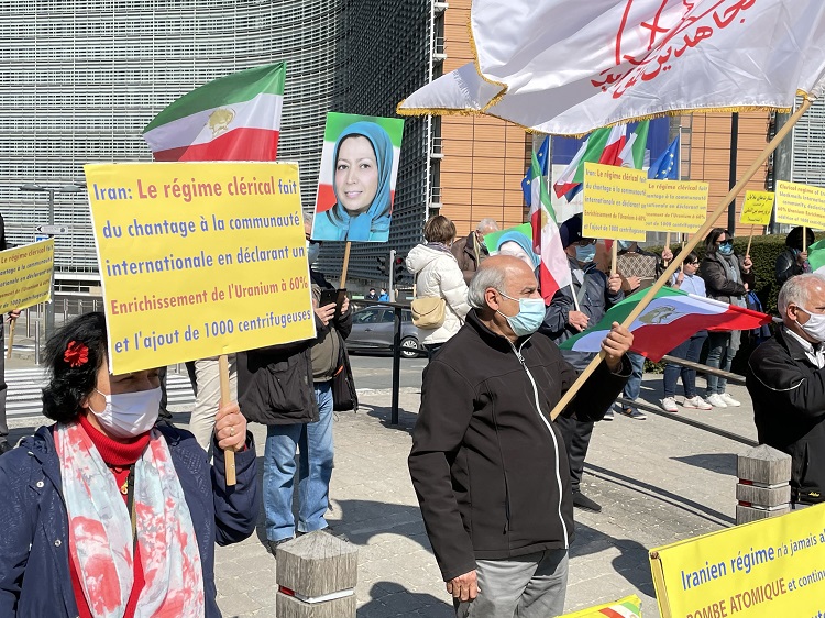 تظاهرات ایرانیان آزاده در بروکسل4