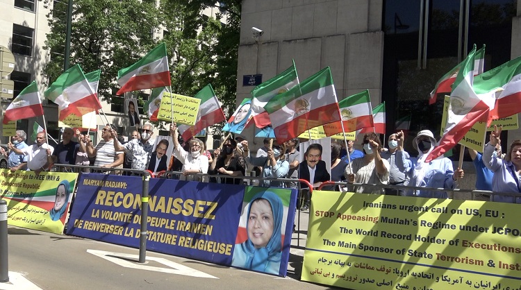 بروکسل تظاهرات ایرانیان-3