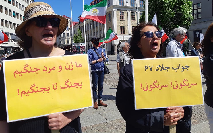 تظاهرات ایرانیان در سوید-4